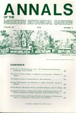 Annals of the Missouri Botanical Garden 63(2): Evolution at the Population Level, 22nd Annual Systematics Symposium