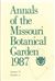 Annals of the Missouri Botanical Garden 74(4): Contributions to a Symposium on the Evolution of the Modern Flora of the Northern Rocky Mountains