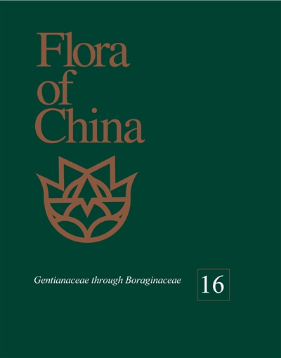 Flora of China, Volume 16: Gentianaceae through Boraginaceae