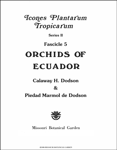 Icones Plantarum Tropicarum, Series II, Fascicle 5: Orchids of Ecuador