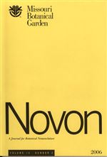 NOVON 16(2), A Journal for Botanical Nomenclature