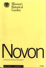 NOVON 05(4), A Journal for Botanical Nomenclature