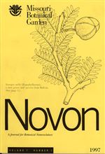 NOVON 07(1), A Journal for Botanical Nomenclature
