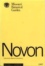 NOVON 07(3), A Journal for Botanical Nomenclature