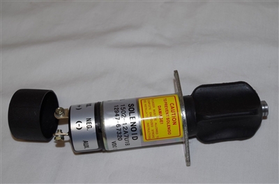 Fuel shut off solenoid 1502-12A7U1B Woodward 129470-67320 Yanmar Boat Marine