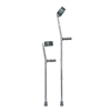 Forearm Crutches Mckesson Adult Steel Frame 300 lbs Weight Capacity