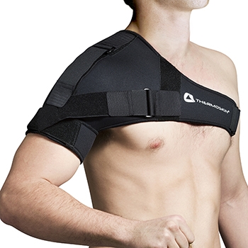 Adjustable Shoulder Stabilizer with Harness Black