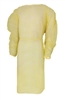 Protective Procedure Gown Adult One Size Fits Most Yellow NonSterile