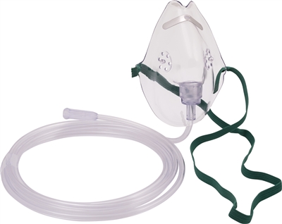 Oxygen Mask with 7 ft Tubing