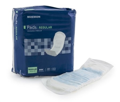 Bladder Control Pad McKesson Regular Case of 132