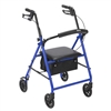 Rollator with 6in Wheels  Blue