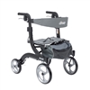 Nitro Euro Style Walker Rollator  Hemi Height  Black