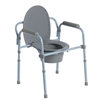 Steel Folding Frame Commode