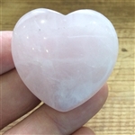 Rose Quartz heart large