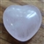 Rose Quartz heart small