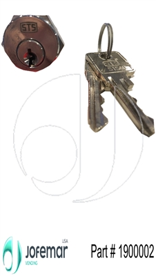 V4 Coin Vault lock with 2 keys 625081 k1