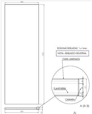 Vision Glass for Elevator Model