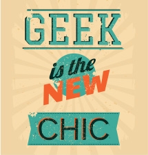 Geek Is The New Chic Screen Print