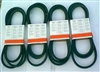 Set of 4 Tar River Drum Mower Belts Model 165 (matched set)