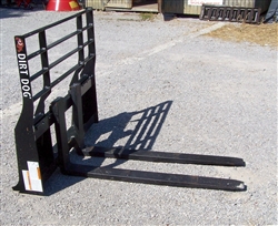 OUT OF STOCK New Dirt Dog Quickattach Skidsteer Pallet Forks