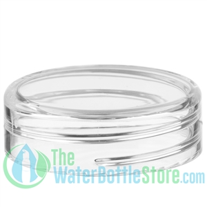 Replacement 33mm Clear Plastic Dome Cap Unlined