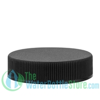 43mm 43-400 Black Plastic Ribbed Matte Lid with F217 Liners