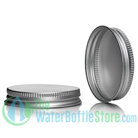 53mm 53-400 Silver Aluminum Top  Cap with Foam F217 Liners