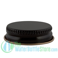 Replacement 33mm Black Gold Metal Cap with Pulp Foil Liner