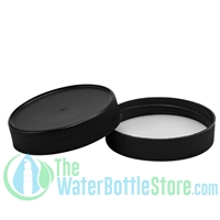 Replacement 70mm Black Mason Jar Lid with F217 Foam Liner