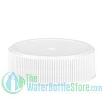 Replacement 33mm White Ribbed Matte Top Cap