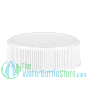 Replacement 33mm White Ribbed Matte Top Cap