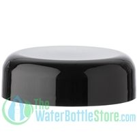 Replacement 48mm Black Dome Cap Unlined