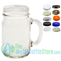 Mason Jar Mug with Handle