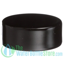 28mm 28-400 Black Aluminum Screw Cap with PE Foam Liner