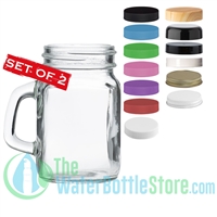 4oz Mini Mason Jars with Handle