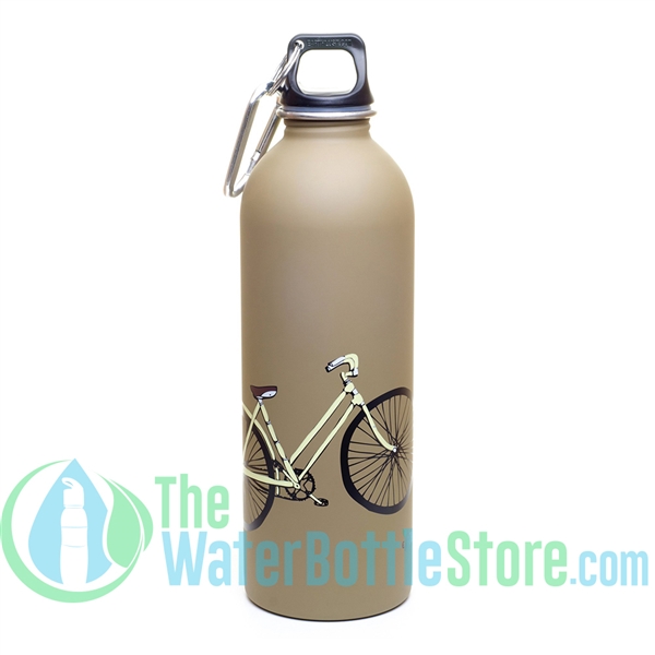 EarthLust 1 Liter Bike Stainless Steel Water Bottle