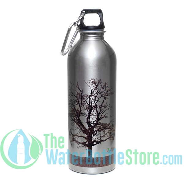 EarthLust 1 Liter Tree Stainless Steel Metal Water Bottle -