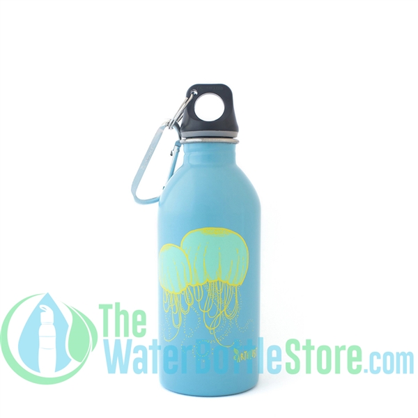 EarthLust 13 oz Jellyfish Stainless Steel Metal Water Bottle