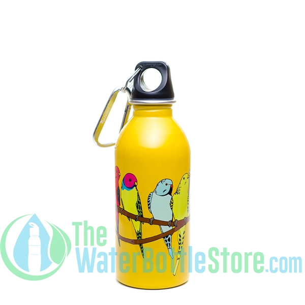 EarthLust 13 oz Parakeet Stainless Steel Metal Water Bottle