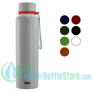 28 oz Geo Powder Stainless Steel Widemouth Sports Bottle w/ 58 mm Cap