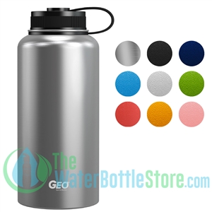 GEO 32oz Double Wall Insulated Vacuum Growler Flask