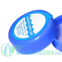 48mm 48-400 Blue Safe-Guard Screw Cap for 1g, 2g, 3g and 5g Water Bottles