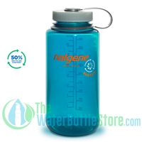 Nalgene 32 Ounce Wide Mouth Sustain Water Bottle Trout Green