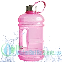 2.2L / 74oz BpA Free Rose Pink Water Bottle by New Wave Enviro