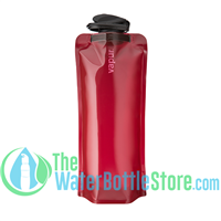 Vapur Eclipse 1 Liter (32oz) Collapsible Reusable Water Bottle - Burgundy