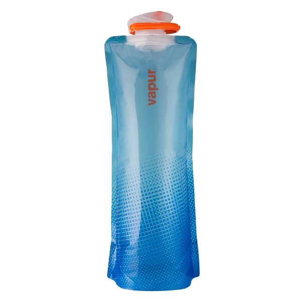 Vapur 1.5 Liter 48oz Collapsible Wide Mouth Reusable Water Bottle - Translucent Blue