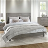 Baja Platform Bed Full Size - Driftwood Grey Finish