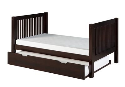 Camaflexi Full Size Platform Bed with Trundle