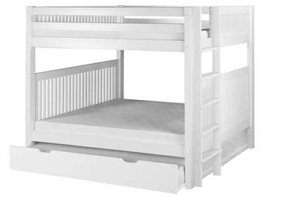 Camaflexi Full over Full Bunk Bed with Trundle