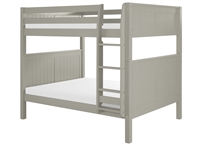 Camaflexi Full over Full Bunk Bed - Grey Panel Headboard - Affordable Quality - Planet Bunk Bed
